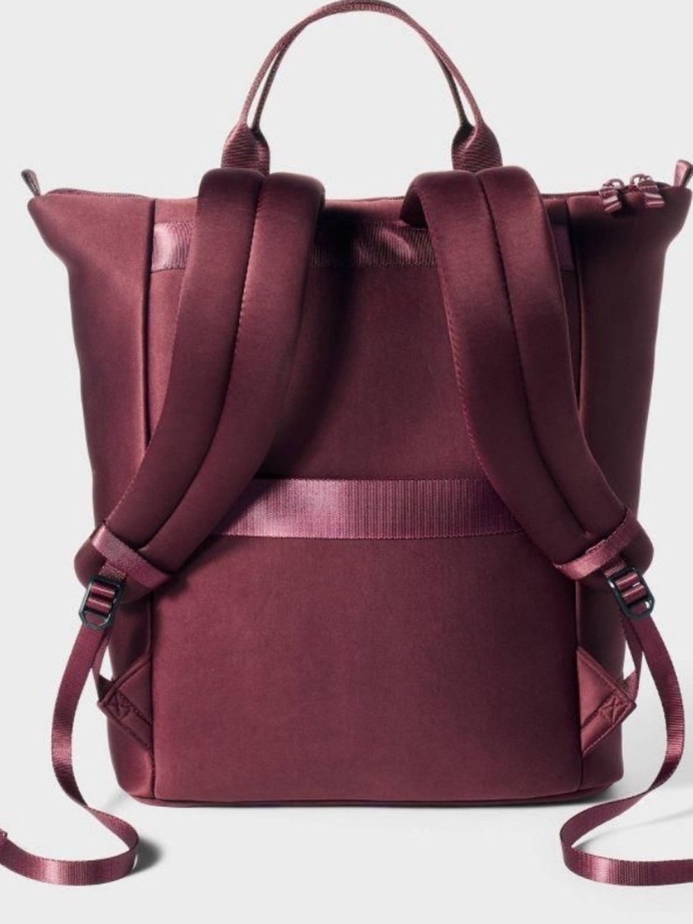 all in motion neoprene backpack tote - wine - Picture 2 of 4